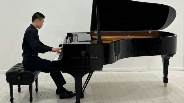 Piano student William Wu